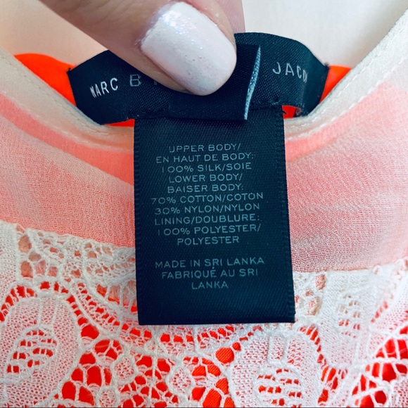 🧡EUC - Marc by Marc Jacobs Lace Overlay Top - Picture 4 of 7